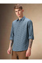 Button-Down Collar Casual Shirt - 4