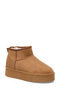 24K-1030 4Pr Tan Women's Snow Boots - 2