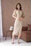 Half Sleeve Evening Dress - 8
