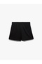 Crepe Scuba Fabric Bow Pleated Mini Shorts Skirt - 5