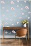 Meadow Flowers Living Room Door-Wall Adhesive Sticker Set - 2