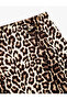 A-Line Bow Detailed Leopard Patterned Mini Skirt - 5