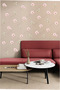 Meadow Flowers Living Room Door-Wall Adhesive Sticker Set