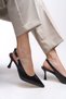 Theftrine Women's Pointed Toe Heeled Shoes 0012106   Black Patent Leather - 5