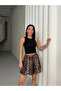 Women's Halter Neck Crop Body Blouse Black Athlete Short Crop - 5