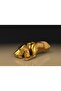 Gold Beagle 3d Figür - 4