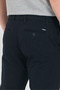 Ibiza Men's Dark Navy Blue Cotton Lycra Slim Fit Trousers - 7