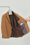 Stefa Men's Mustard Slim Fit Mono Collar Blazer (Large Size - Oversize)