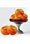 Artificial Fruit Paradise Persimmon Fruit Tropical Fruit 12*7cm 1Pc - 2