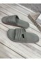 Men's Stripe Detailed Garden and Beach Slippers - 3