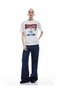 Short Sleeve Crew Neck Cotton Teddy Bear Printed Oversize T-Shirt