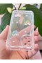 Galaxy A31 Case 3D Heart Pearl Design Pattern Clear Silicone Cover with Camera Protection - 3