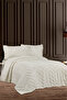 Double Bedspread Set Ecru - Arlina Tufted Coverlet Set