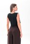 Women's V-Neck Buttoned Summer Crop Knitwear Vest - 4