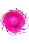 Tropical Party Fuchsia Straw Hawaiian Hat - 4