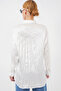 Women's Crinkle Satin Shirt 20316 - White - 5