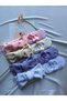 8-Piece Combination (BOXED) Handmade Baby Girl Bandana & Ballerina Socks