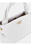 SANSA TOP HANDLE CROSSBODY Women's White Clutch Bag HWNG8476110-WHI - 4