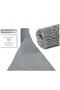 120X250Cm Gray Curly Mats-Carpet Non-Slip Runner Lidia 14mm