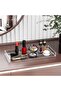 Clear Acrylic Vanity Tray - Toilet Tank/Bathtub Organizer for Soap, Towel, Candle, 11.8" - 7
