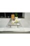 Adjustable Acrylic Bathtub Tray (68-78cm) with Wine/Book Holder - Non-Slip Bath Caddy - 4