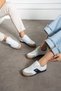 Casual Unisex Sneaker Lace-Up Striped Ergonomic Sports Shoes - 3