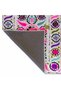 Haryana Collection Multicolored Abstract Figures Motif Pattern Woven Base Modern Decorative Carpet 03 - 5