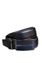 D126 Black Men's Belt with Automatic Buckle and No Holes