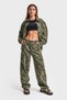 Color Camouflage Skater Fit Women's Trousers - 3