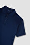 Cotton Polo Shirt with Buttons - 5