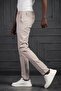 Slimfit Small Dobby Summer Cotton Gabardine Trousers - 5