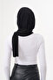 Snap Fastener Gathered Hijab Shawl - 3