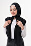 Snap Fastener Gathered Hijab Shawl - 6