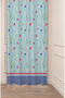 Special Design Flower Leaf Ancient Line Ethnic Patterned Digital Printed (Single Wing) Modern Stylish Background Curtain