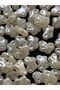 Pearlescent White Tiny Butterfly Figured Double Sided Perforated Pearl (200 Pcs) B:16