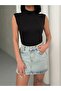 Women's Black 4-Piece Sleeveless Bodysuit Zero Sleeve High-Rise Stretchy Bodysuit - 6