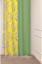 Special Design Bohemian Flower Leaf Lily Patterned Digital Printed (Single Wing) Modern Stylish Style Background Curtain
