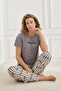 Women's Pajama Set Short Sleeve Crew Neck Summer Gift