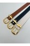 Tarnish-Free Gold Buckle Women's Belt Dress Belt.Pantalon Belt,Shirt Belt - 3