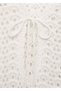Short dress with crochet tie detail - 3