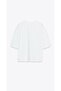 Beyaz pamuklu Oversize t-shirt - 3
