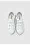 Jojo White Leather Women's Sneakers - 5