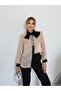 Women's Top, Imported Yoryo Chiffon Fabric, Collar Detail, Stone Embellished Shirt, Inner Blouse, Bottom Pants, Three-Piece Set - 2