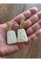 Bohemian Style Handmade Raffia Earrings - 5