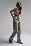 Women's T Denim Color Special Wash Design Loose Fit Denim - 5