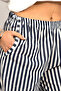 Women's Pocketed Cotton Elastic Waist Ribbon Patterned Pajama Bottoms - 8