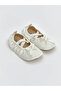 Lcw Steps Ecru Bow Detailed Girl's Flat Shoes