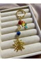Manifest Happysun Happiness Talisman Natural Stone Keychain (Citrine - Lapis Lazuli - Agate) - 4