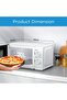 فرن ميكروويف - 20 لتر - 700 واط - أبيض - Mm720c2gss - 4