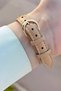 Gold Cord Mink Color Women's Wristwatch - 6